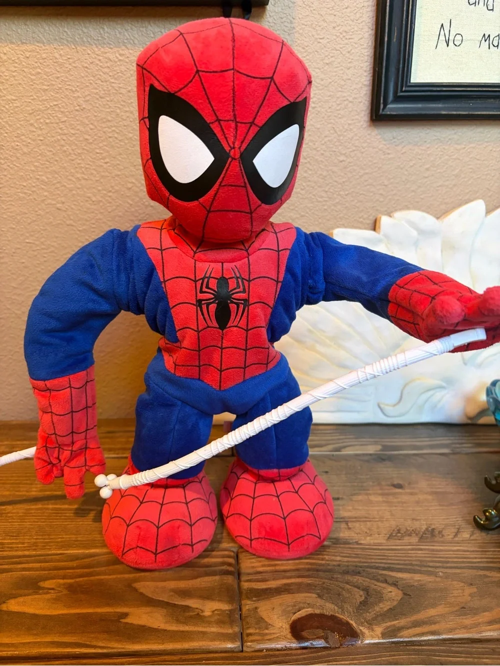 Just Play Marvel Swing and Sling Spider-Man 14 inches tall!